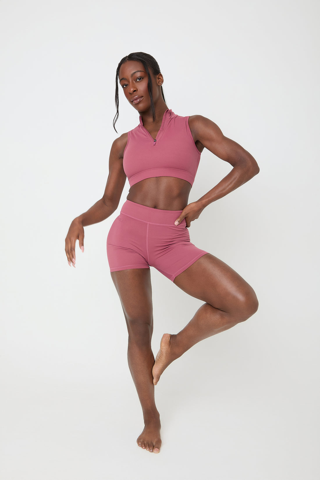 Burgundy Core Shorts